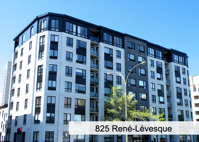 825 René-Lévesque Condos Appartements