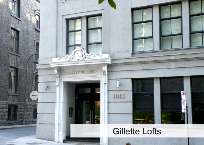 Gillette Lofts Condos Appartements