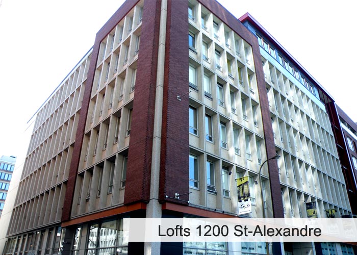 Lofts 1200 St-Alexandre Condos Appartements