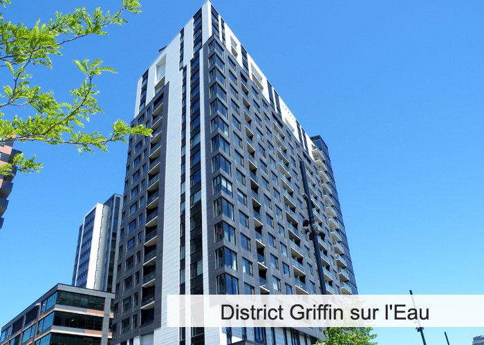 District Griffin sur l'Eau - ÎLOT 10 Condos Appartements