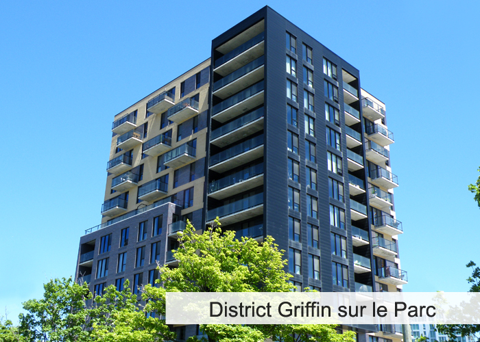 District Griffin sur le Parc Condos Appartements