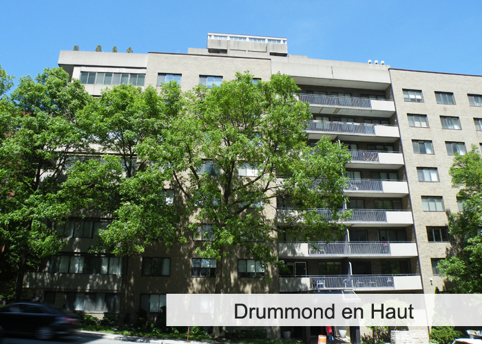 Drummond en Haut Condos Appartements