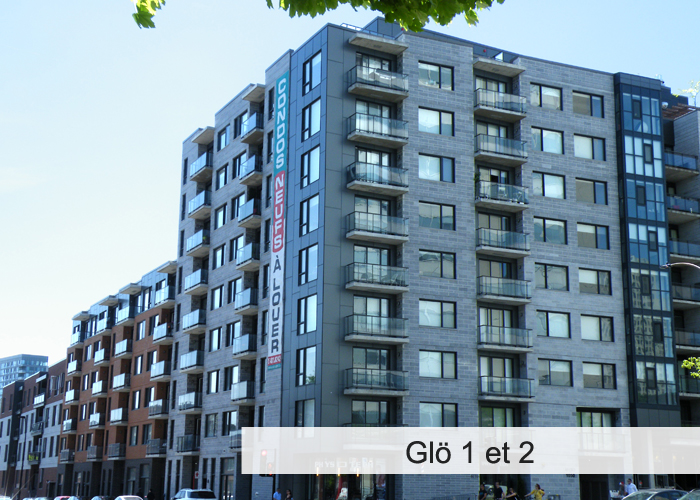 GLO 1 et 2 Condos Appartements